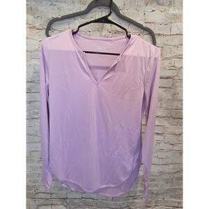 SG Edge Apparel Lavender Womens Long Sleeve Top Size Small